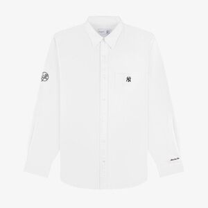 Aime Leon Dore ALD / New York Yankees Leon Overshirt Bright White Men’s Size XL